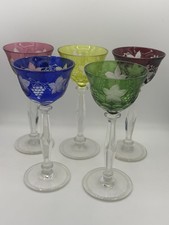 Überfangsgläser Weingläser