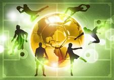 Fußball Kinder Jungen VLIES FOTOTAPETE 3D KINDERZIMMER TAPETE WANDBILD XXL