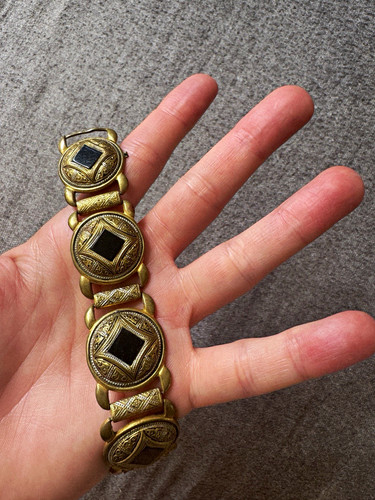 Vintage gliederarmband - vintage, –