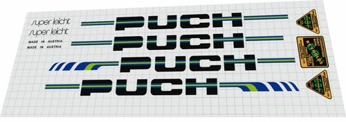 Puch superleicht frame decal - superleicht,
