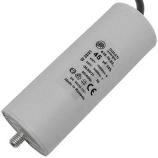 Anlaufkondensator Motorkondensator 45µF 400V 45x119mm Kabel 35cm Ducati 416.10.6