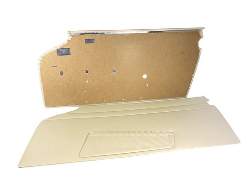 Creme türverkleidung set - türverkleidung,