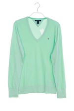 TOMMY HILFIGER Pullover Strick Baumwolle Logo-Stickerei M hellblau