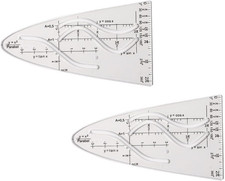 2 Stück Kurvenschablone