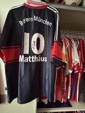 Autogramm Trikot Signiert FC Bayern München Lothar Matthäus Opel 1998 / 1999 Alt