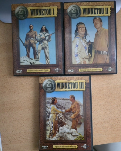 Dvd winnetou 1 3 - dvd´s, .