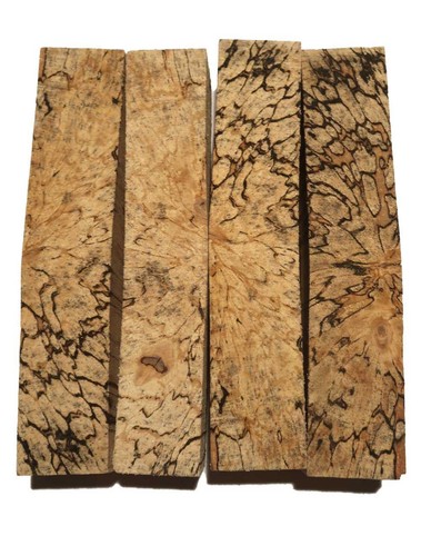 Gestockte buche messergriff - 4x,