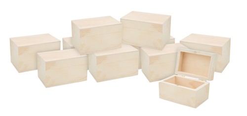 Holzkästchen mit - 10,