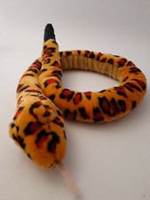 Plüschtier Klapperschlangen 135cm Plüschschlangen Schlangen Kuscheltier gelb  