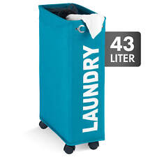 WENKO Wäsche Sammler CORNO 43 L Korb Box Sack Sortierer Tonne mit Rollen Bad WC