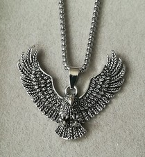 Adler anhänger mit halskette - adler,