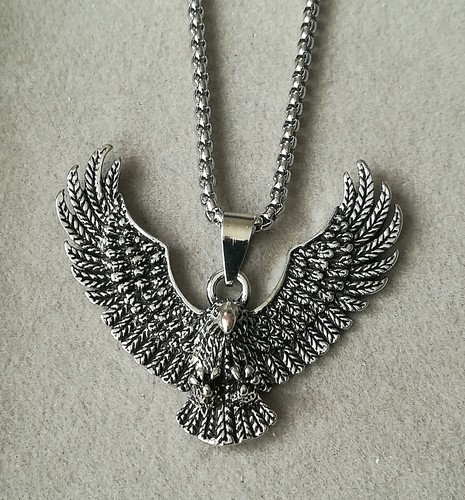 Adler anhänger mit halskette - anhänger,