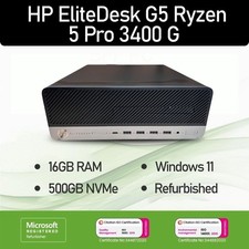 Elitedesk ryzen 5 pro - hp,