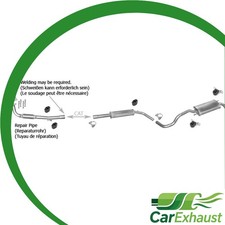 Auspuff für VW POLO (6N2) 1.4