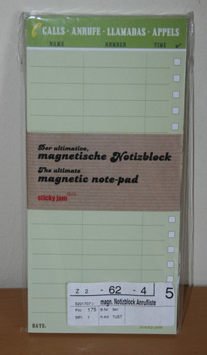 Magnetischer notizblock - magnetischer,