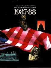 USA Postal Service MINT SET OF DEFINITIVE STAMPS 1987-88 komplett Bestückt **