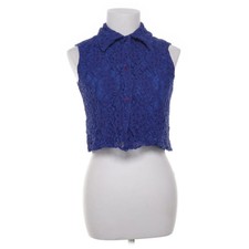 Weste, Größe: 38, Blau, Spitze, Damen #Ygx