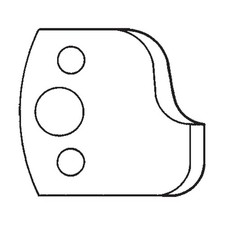 Scheppach Profilmesser Paar