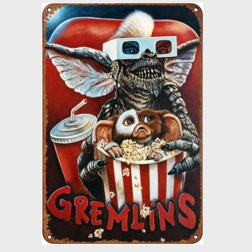 Blechschild gremlins kleine - gremlins,