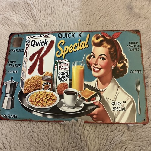 Blechschild kornflakes 30x20 - kornflakes,