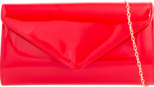  Damen Lackleder Clutch Tasche