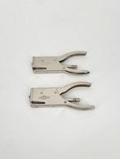 * 2X HEFTZANGE TACKER JUWEL ELASTIC HEFTER ORIGINAL VINTAGE