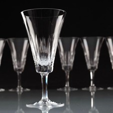 6 Vintage Sektgläser Strahlen Schliff Spiegelau Helios 60er Jahre Gläser 16 cm