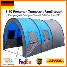 8-10 Personen Tunnelzelt