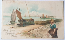 1920 Antike Weihnachtskarte