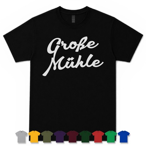 Grosse mühle retro script - mÜhle,