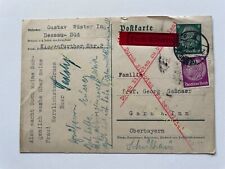 Postkarte 1940 Dessau Süd
