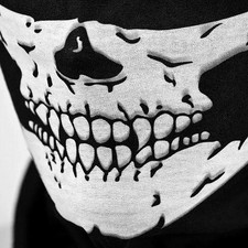 ✅ BANDANA ARMY BIKER SKULL