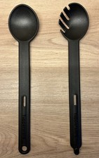 Tupperware Combinette Salatbesteck Spaghetti Zange Schwarz NEU/OVP