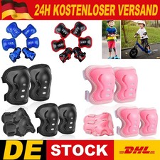 6* Kinder Protektoren Ellenbogen Handgelenke Knieschützer Schoner Inlineskater.`