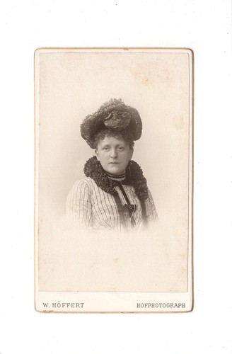 Cdv foto damenportrait - cdv,