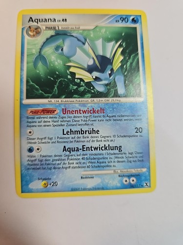 Pokémon karte aquana 111 - aquana, 34/111