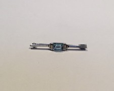 Art Deco Silberbrosche 935 Stabbrosche