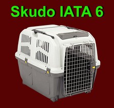 Hunde Katze Transportbox 🐶🐱 SKUDO IATA 6 Urlaub Reise Flugbox Hundebox