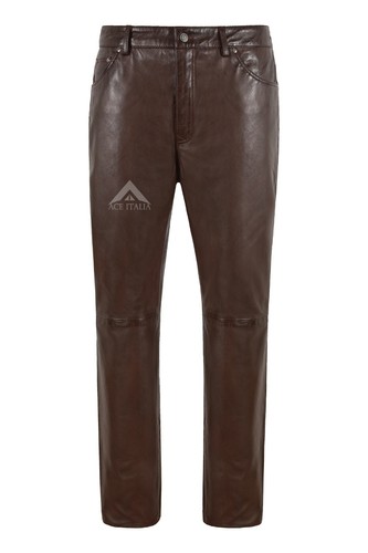 Herren echtleder hose - echtleder, motorrad