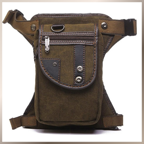 Beintasche motorrad canvas - motorrad,