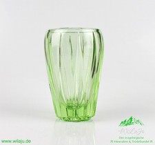 Sammlerobjekt Glas Vase grün