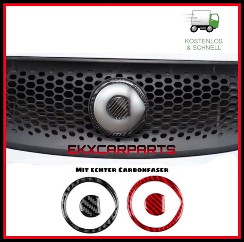 Logo grill front echt carbon - grill,