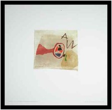 Julius Bissier Poster Kunstdruck Bild im Alu Rahmen 21 10 57 50x50cm Neu