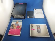Motorola Razr V8 nur Verpackung OVP nur Leerbox mit Anleitungen Only Box Packagi