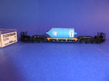 FLEISCHMANN H0 5299 K  Tiefladewagen mit Kurz Silo System