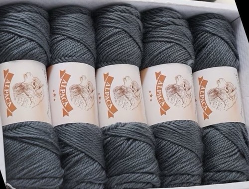 Strickwolle 500g 100 - %, alpaka
