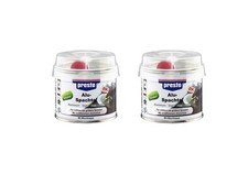 2 x presto 2K Alu-Spachtel 600351 250g Aluminium Stahl Holz Beton