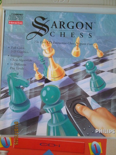 Sargon chess philips - chess, cdi