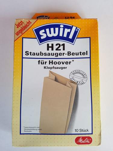 Swirl h21 staubsauger beutel - staubsauger,