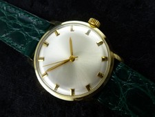 14K Gold Handaufzug Vintage Herrenuhr **585 Gold Gehäuse**